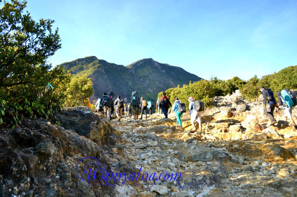 Jalur pendakian gunung papandayan